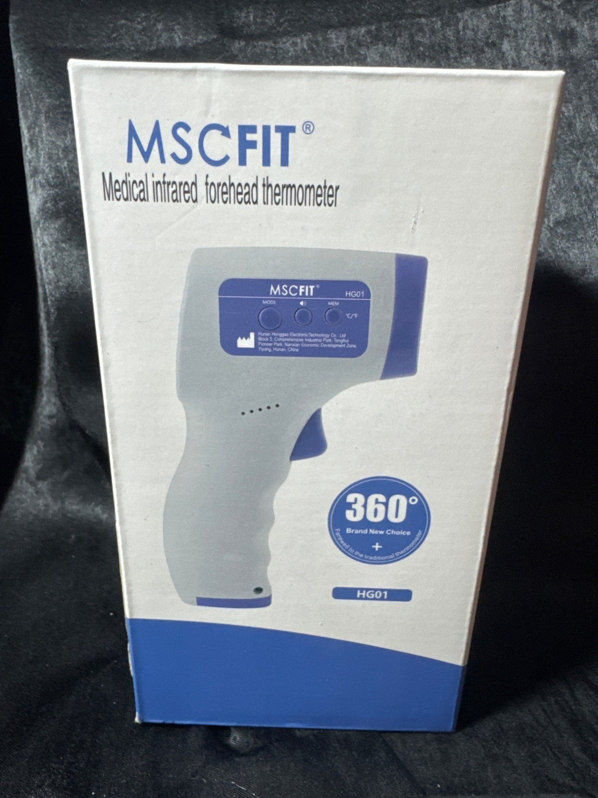 MSCfit Medical Infrared Forehead Thermometer HG01 Non-Contact 360°