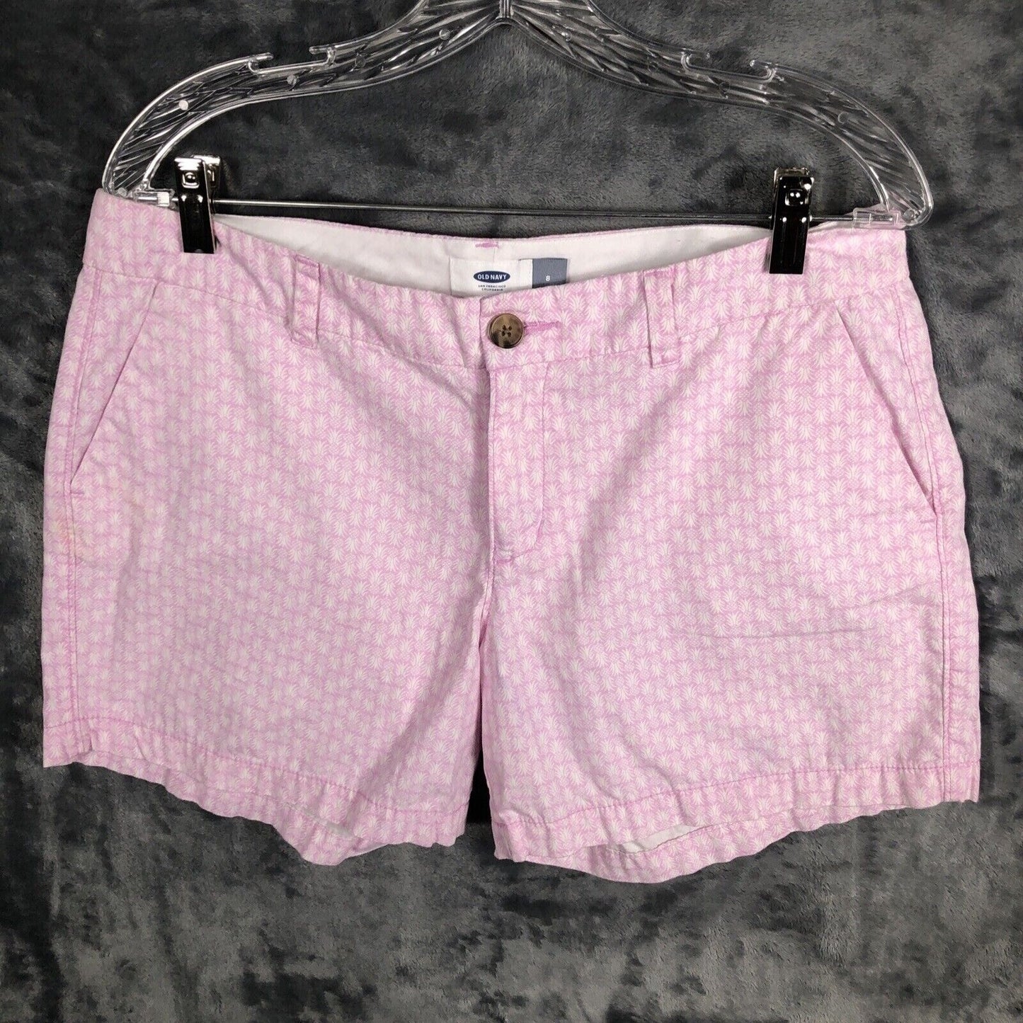 Old Navy Women’s Shorts Pink Twill Size Adult 8