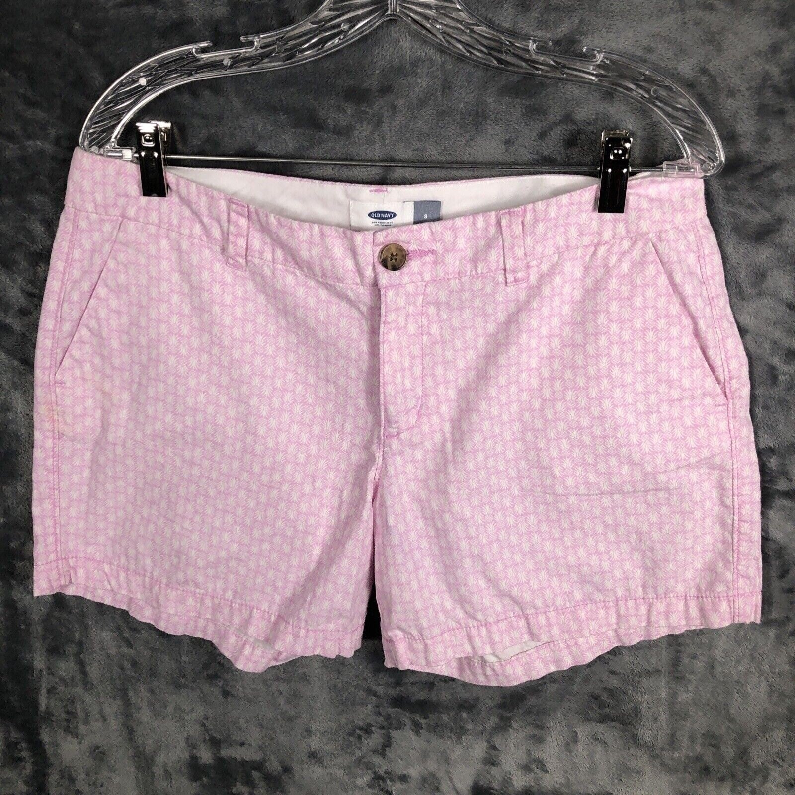 Old Navy Women’s Shorts Pink Twill Size Adult 8