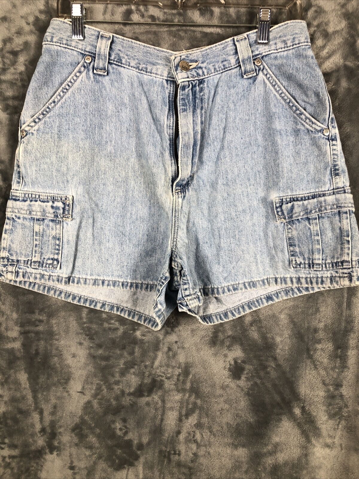 Lee Jean Cargo Shorts Women Size 10 Medium
