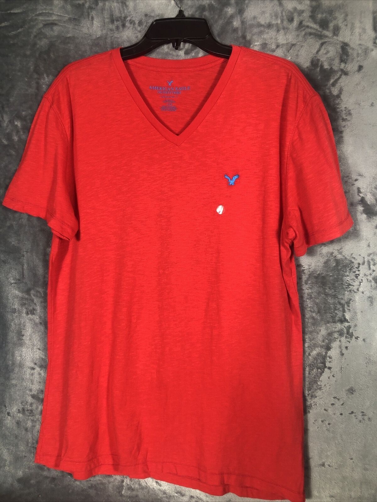 American Eagle Legends Men’s Red T-Shirt Short Sleeve Shirt  Adult Size Large