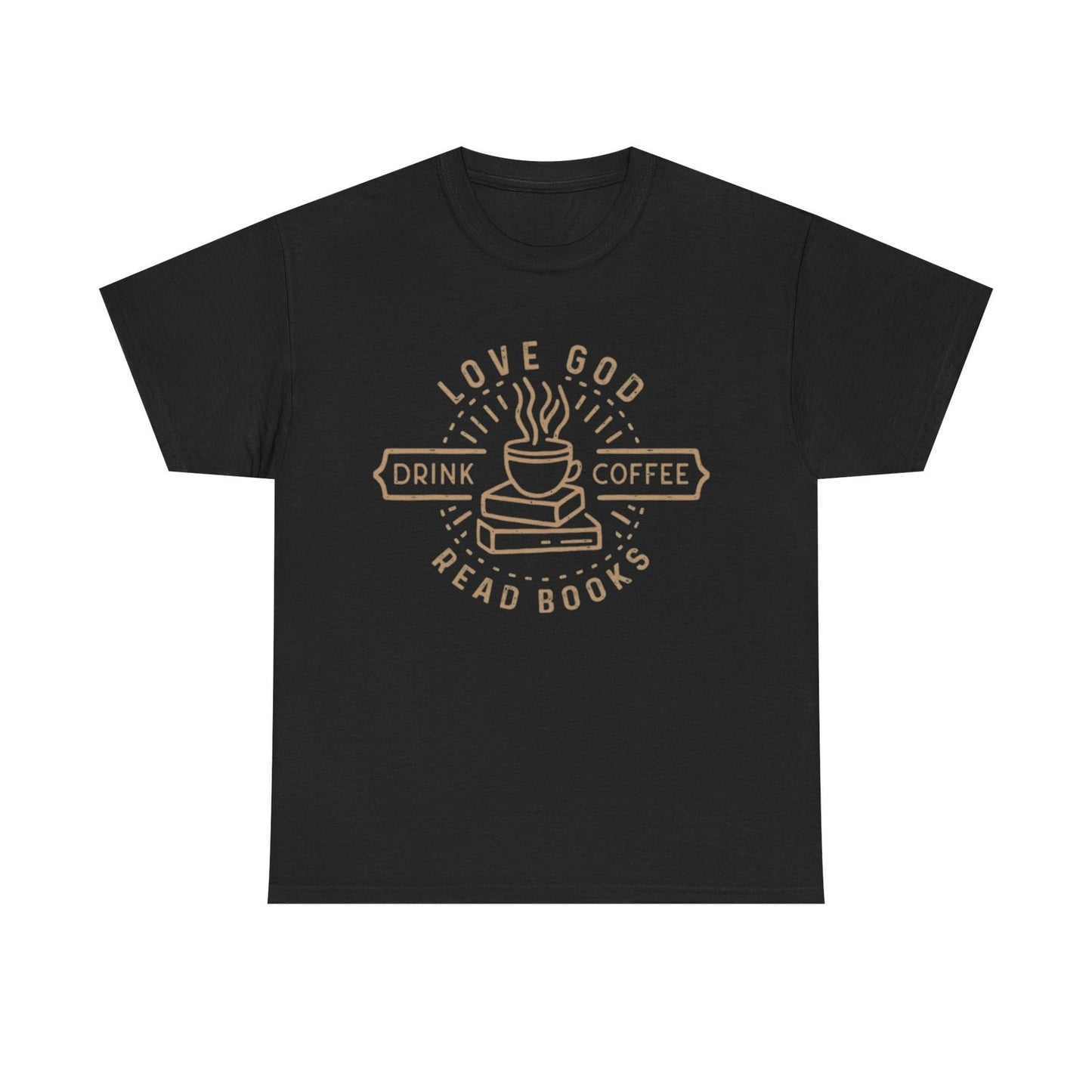 Womans T Shirt Love God Drink Coffee Read Books Shirt Christian Book Lover Gift