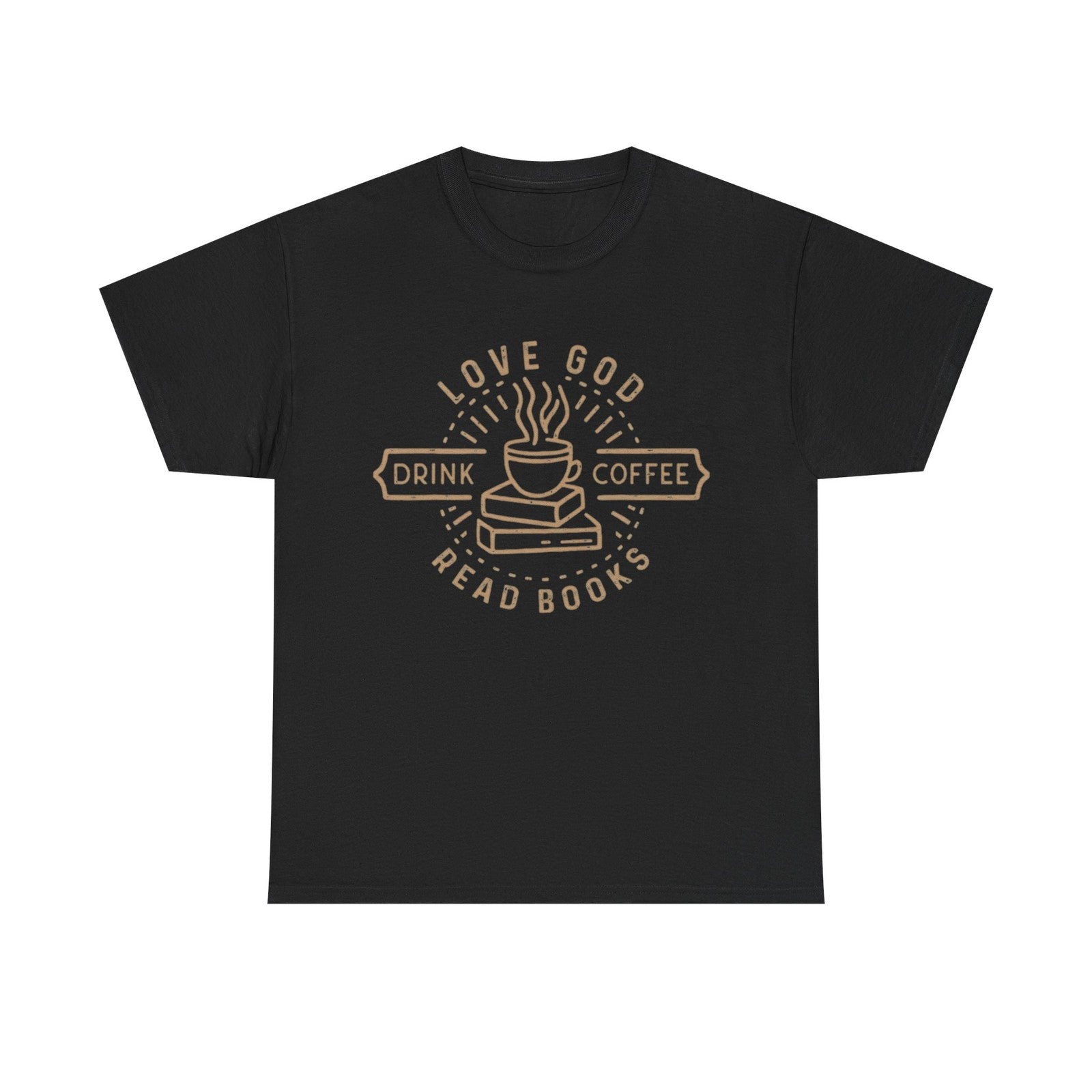 Womans T Shirt Love God Drink Coffee Read Books Shirt Christian Book Lover Gift