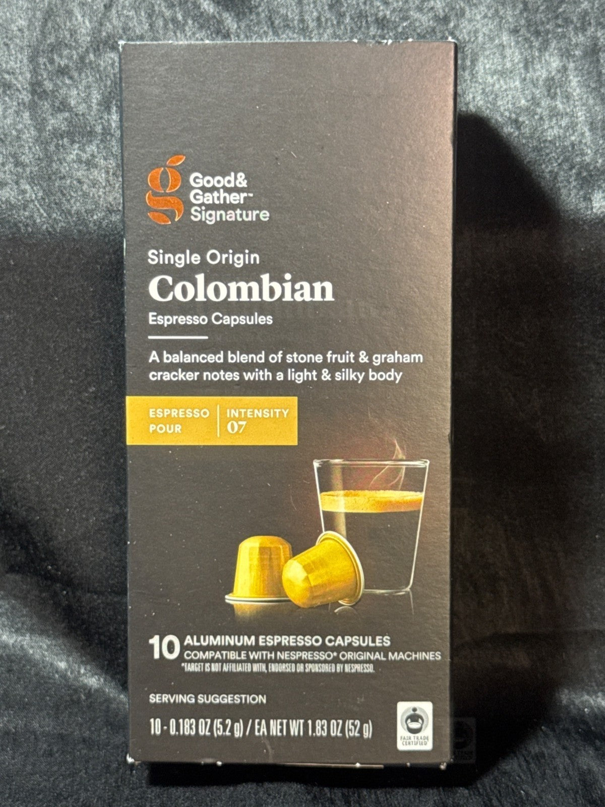 Good & Gather Signature Single Origin Colombian Espresso Capsules - 10 Count