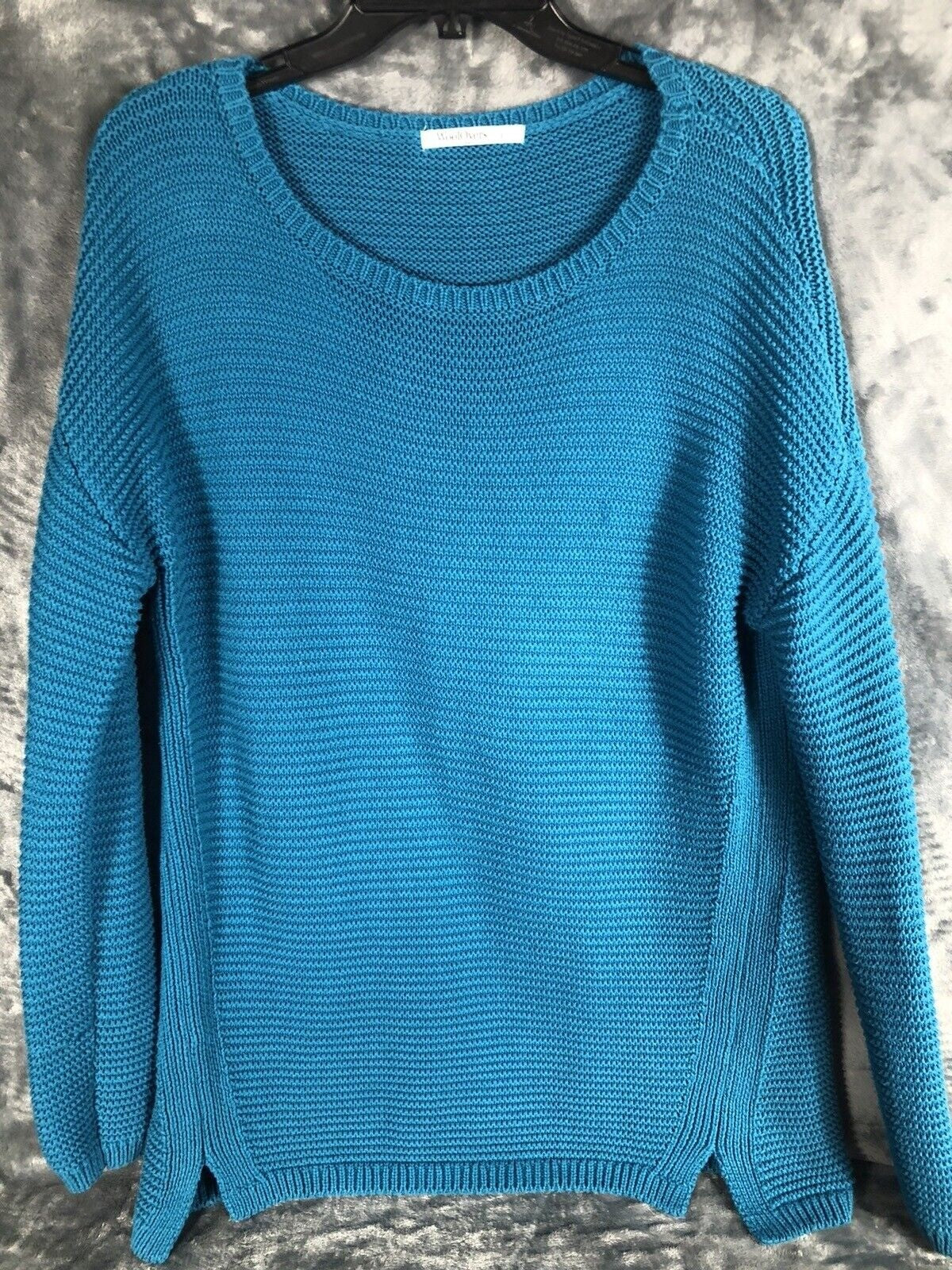 Wool Overs Sweater Woman’s Adult Size Large Blue
