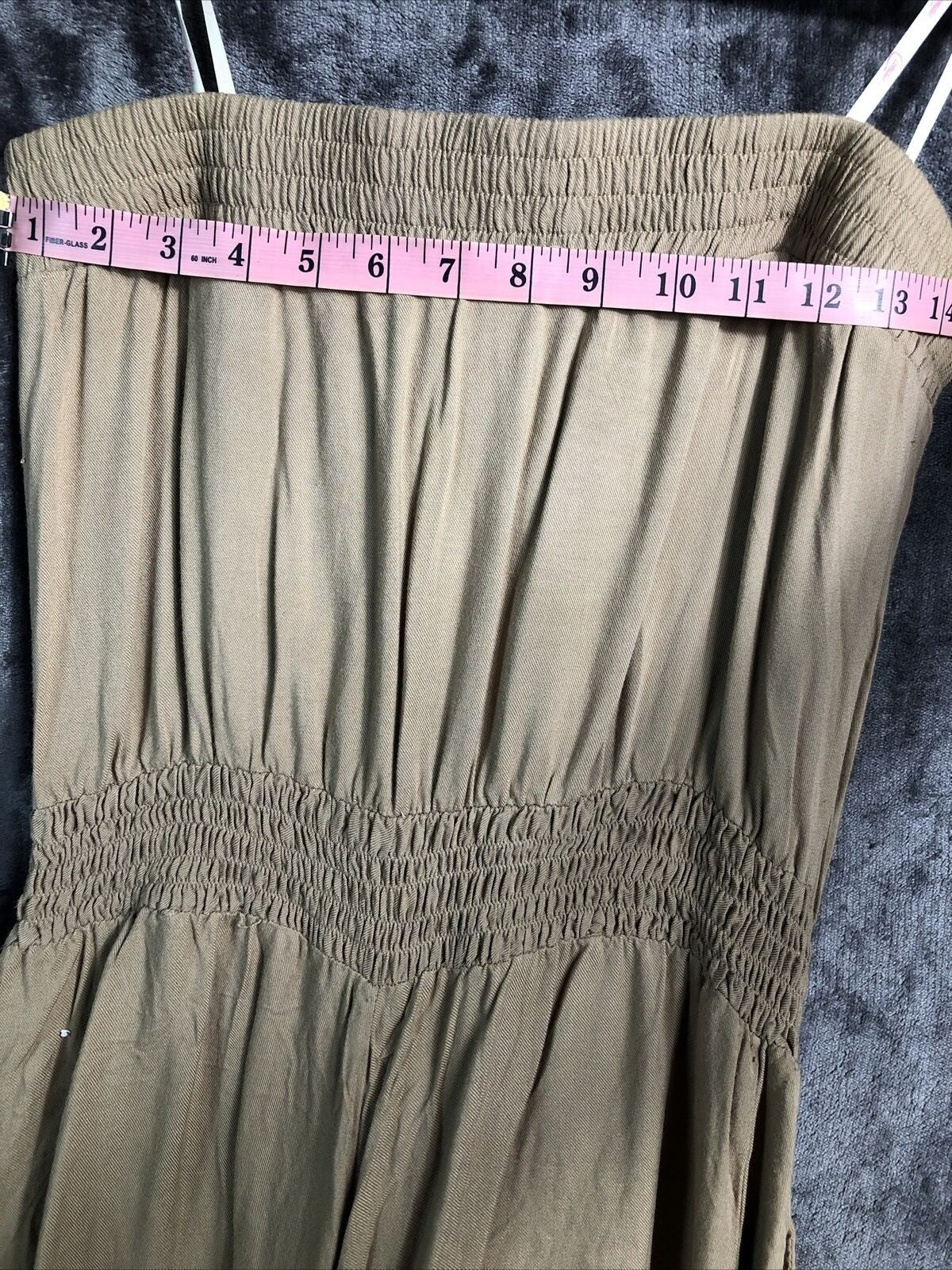 Candies Sleeveless Jumpsuit Buckles pockets Utility cargo Brown Women’s Size M