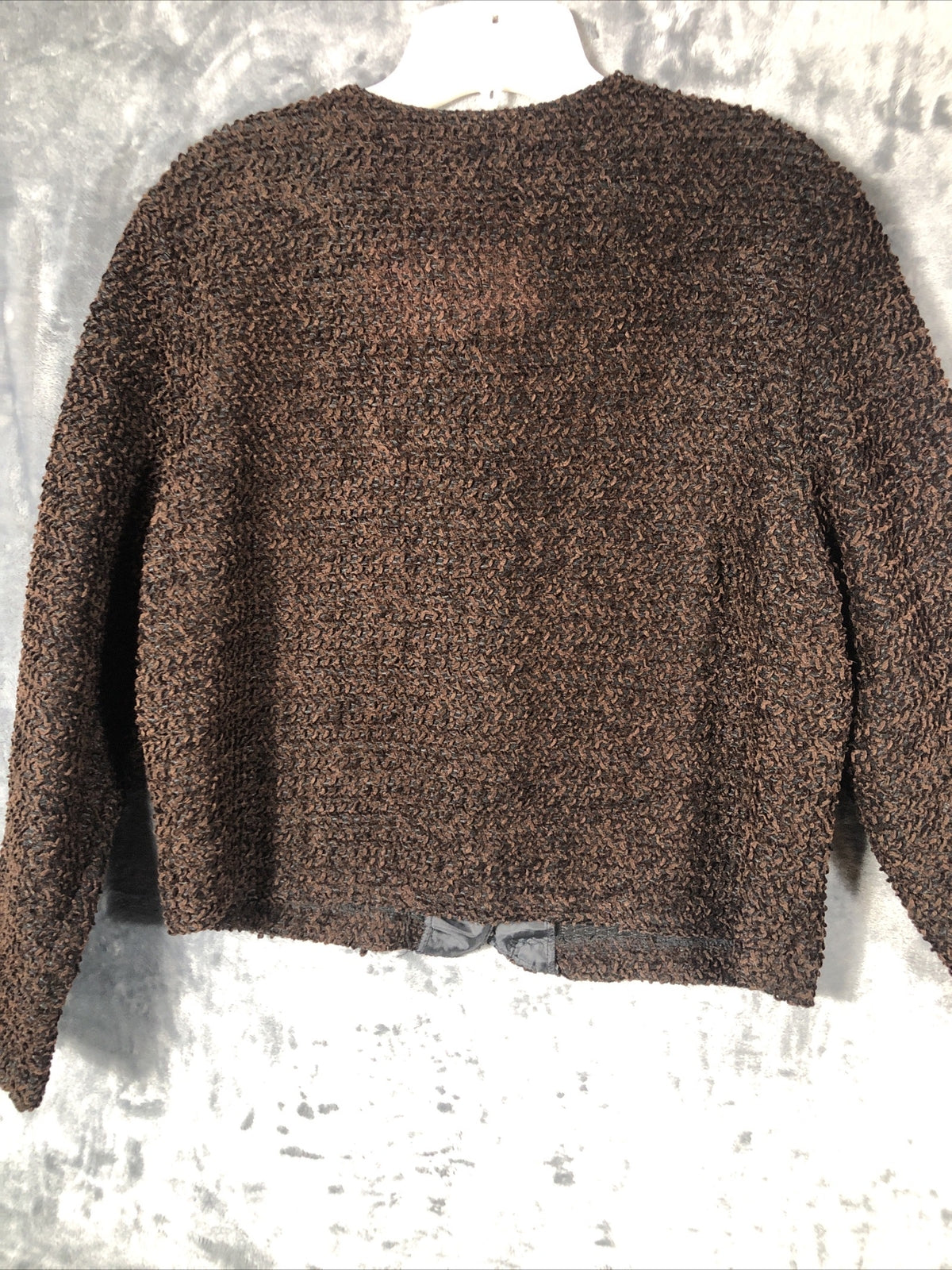 First Options Women’s Jacket Brown Button Up Adult Size Medium