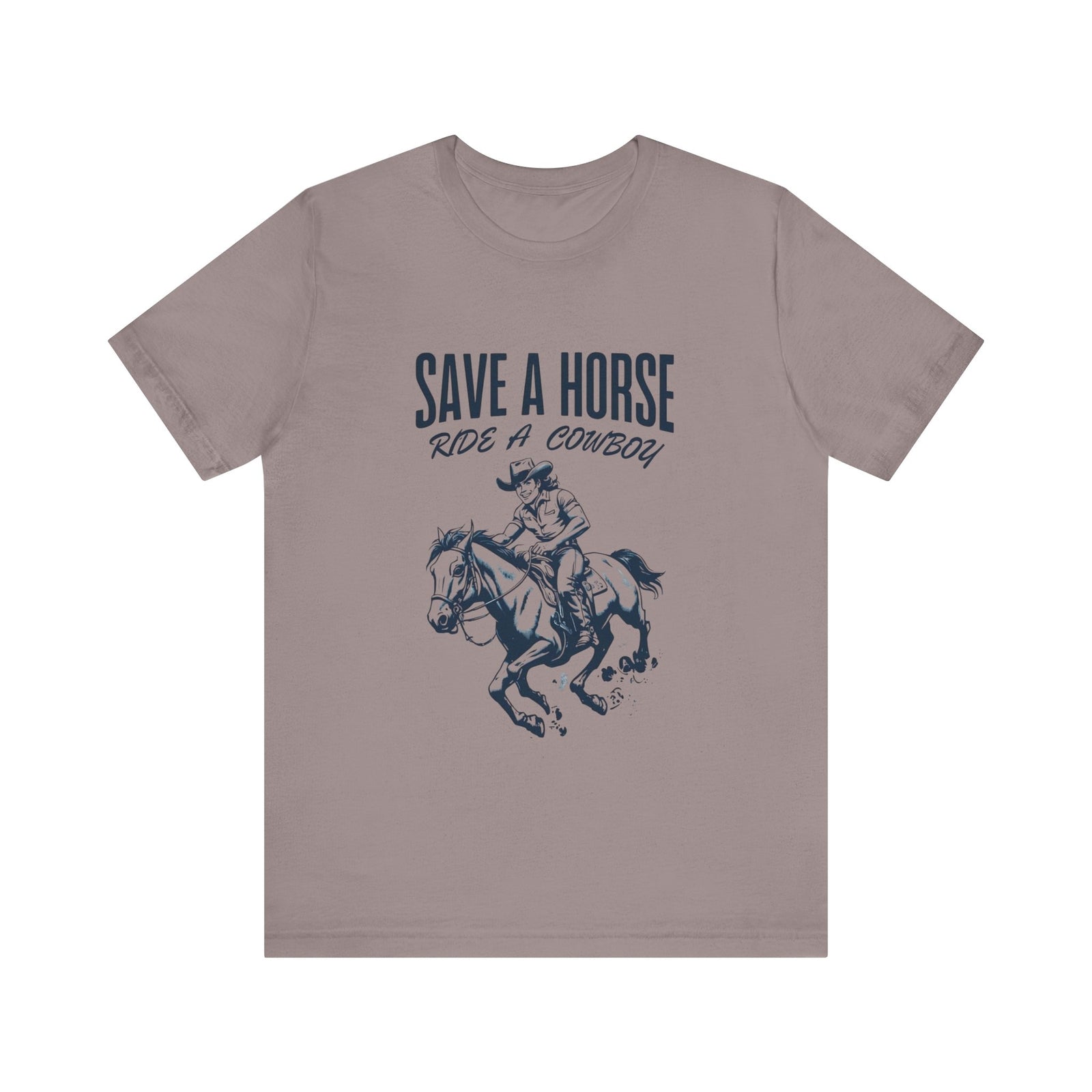 Womans Shirt Funny Save A Horse Ride A Cowboy Top T-Shirt Funny T Shirt