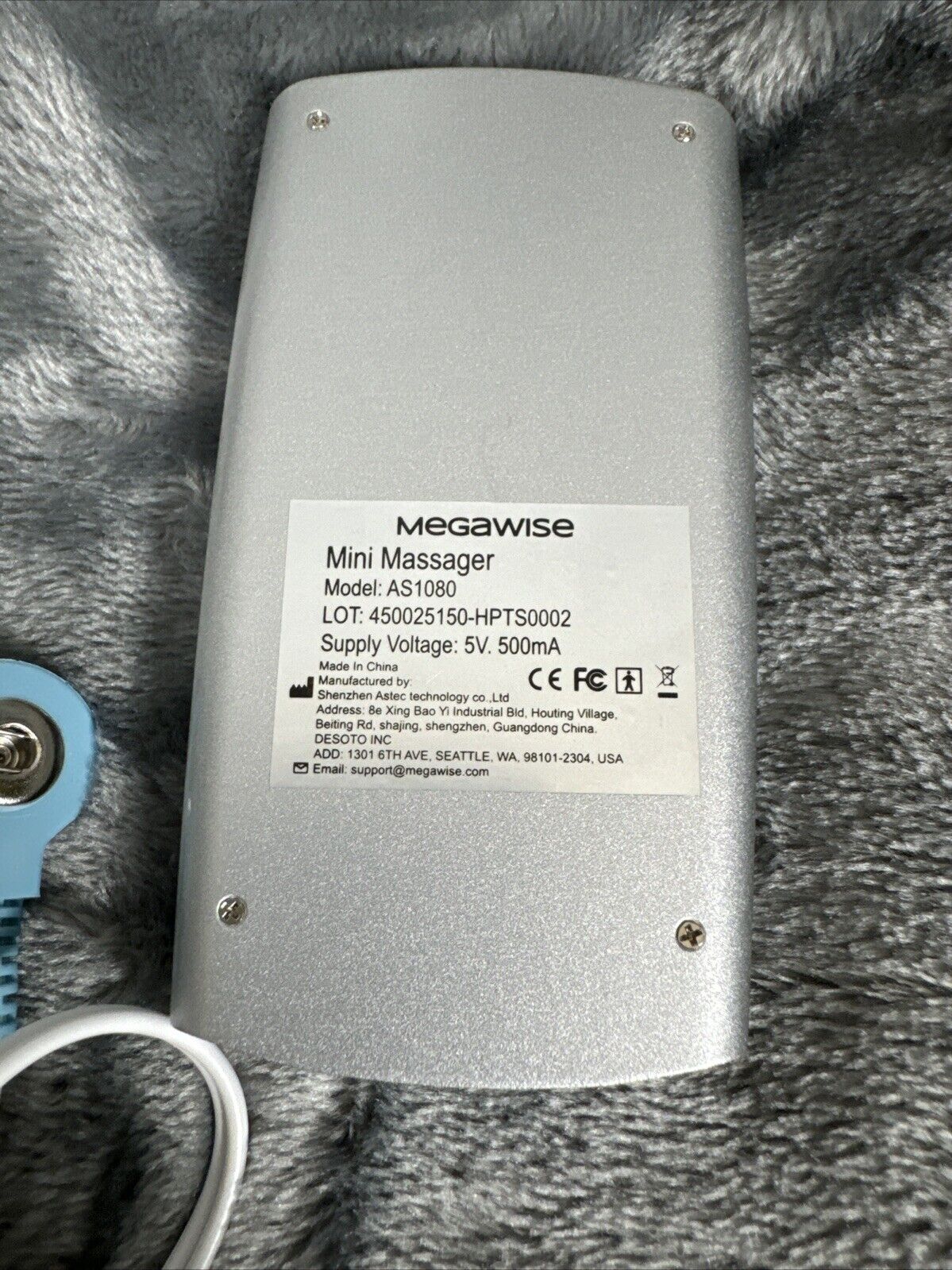 Auvon AS1080041 Rechargeable Tens Unit Muscle Stimulator