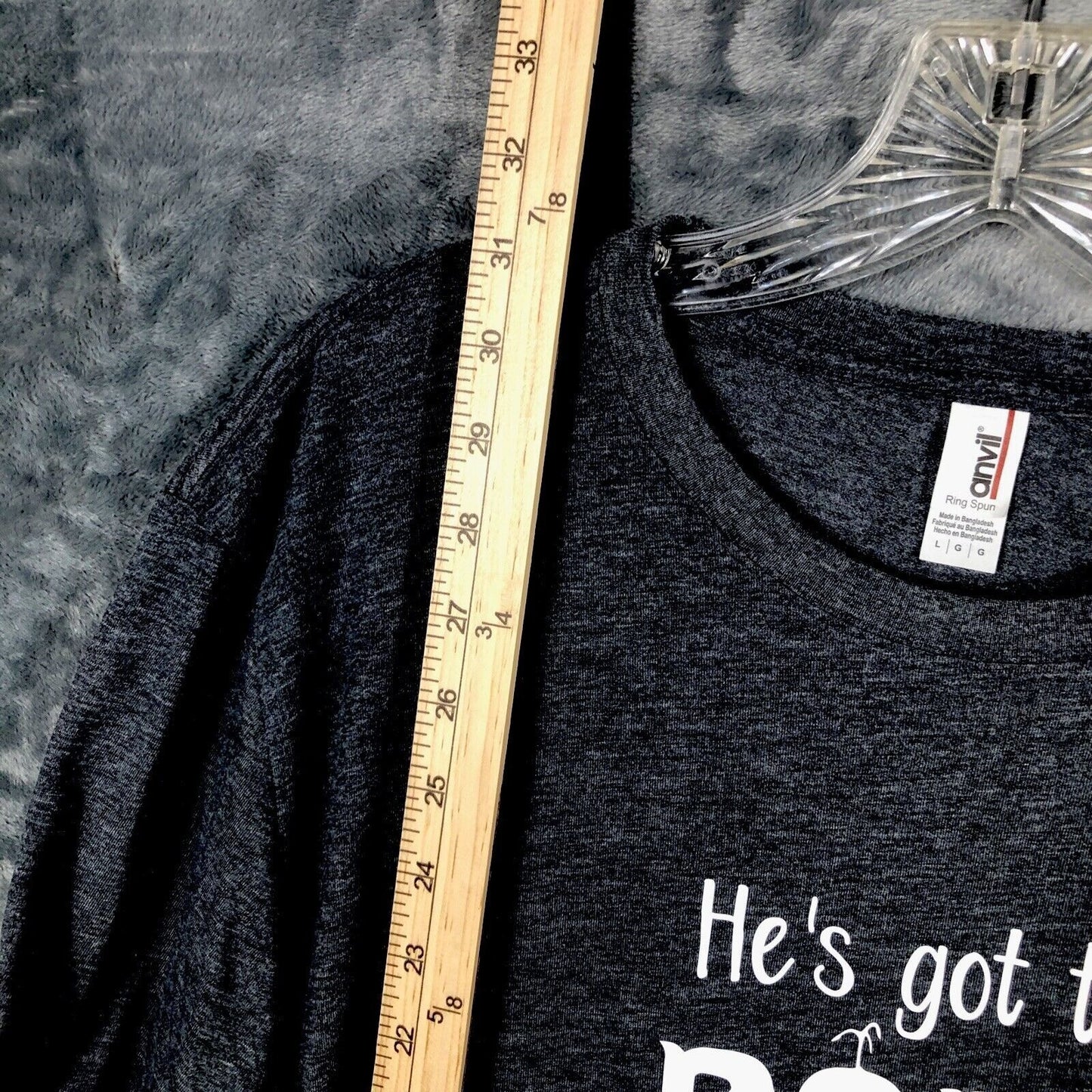 Women’s Tops Fishing T Shirt He’s Got The Pole I’ve Got The Bobbers Funny Shirt