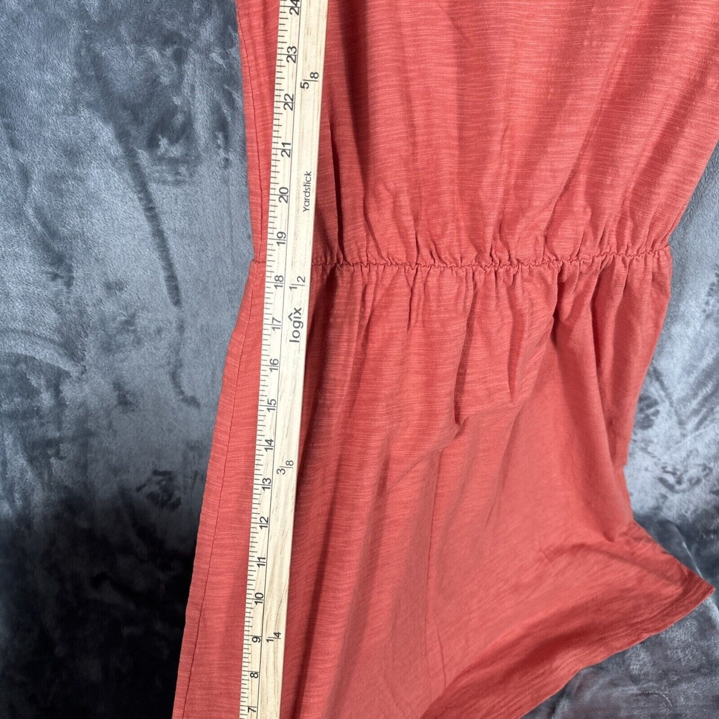 Old Navy Womens Small Coral Short Sleeve Elastic Waist Dress