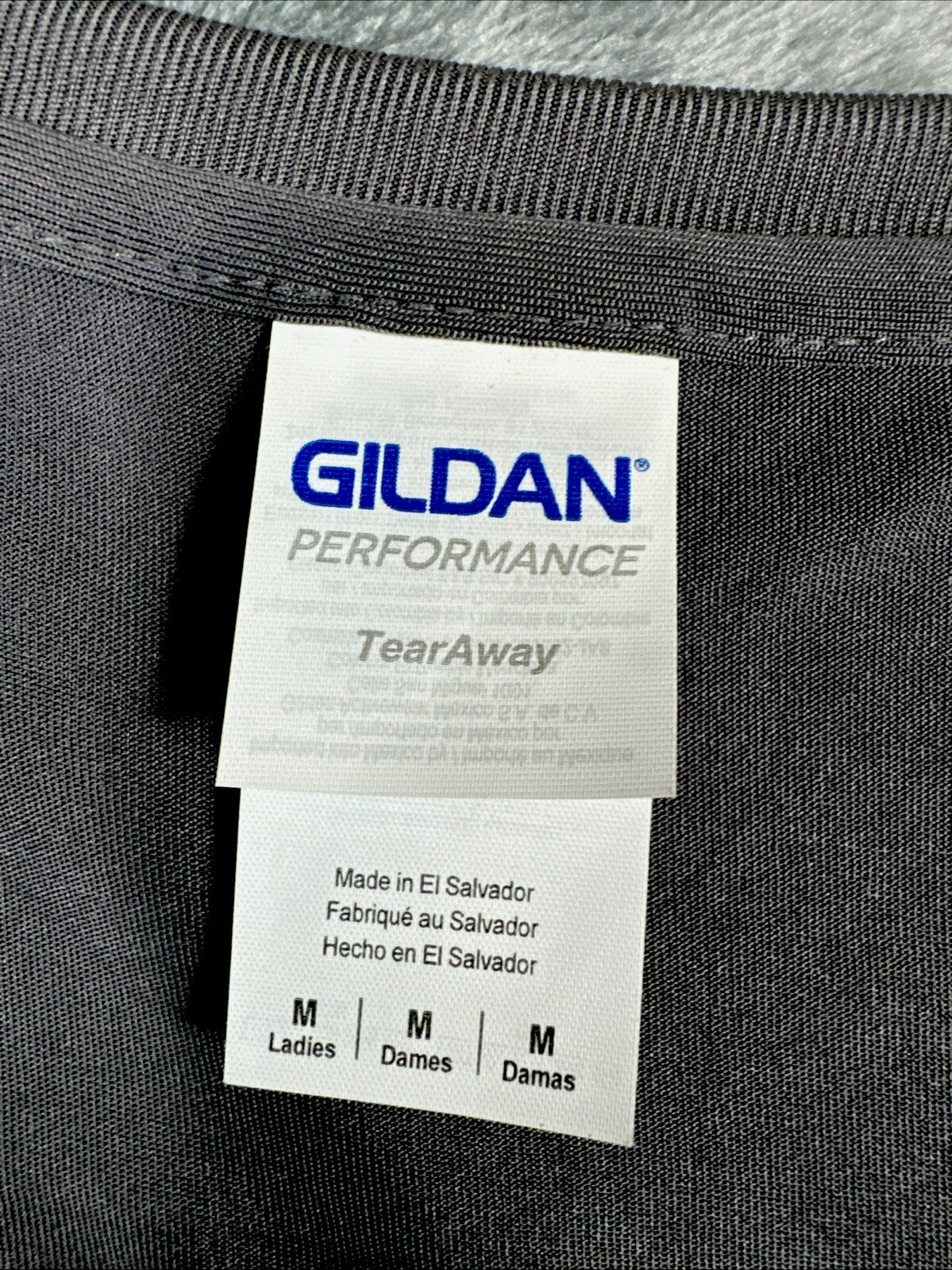 Glidan Woman’s Biker “A Way Of Life”  T-Shirt Gray Size Adult Medium Shirt