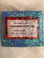 Sheer Elegance Candle Co. Strawberry Pound Cake Scented Candle 8 Oz Blue Glitter
