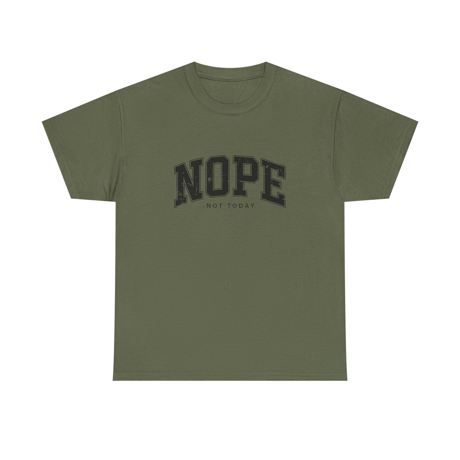 Womans T Shirt Funny Nope Not Today Tee Sarcastic Shirt Gift for Her 