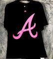 Majestic Atlanta Braves Superior Play Black T-Shirt Size Large