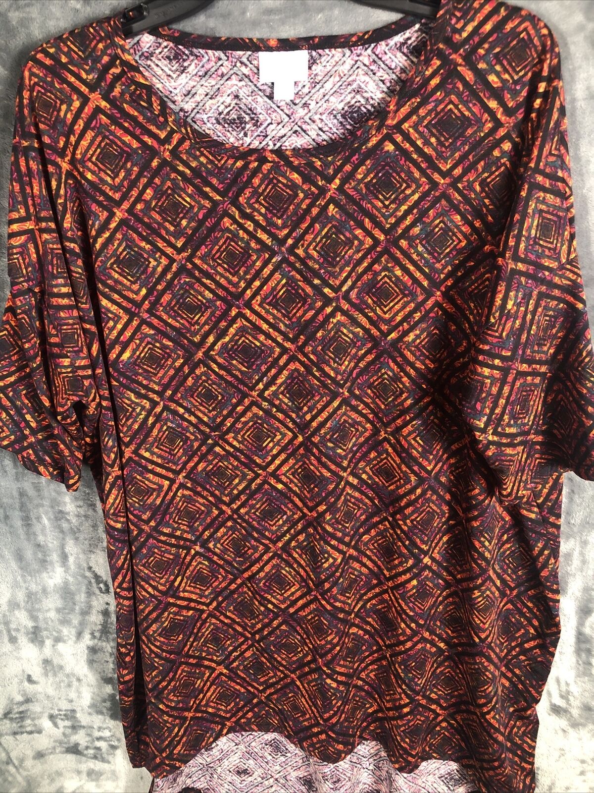 LuLaRoe Blouse Womens Shirt Short Sleeves Top Size Adult XL