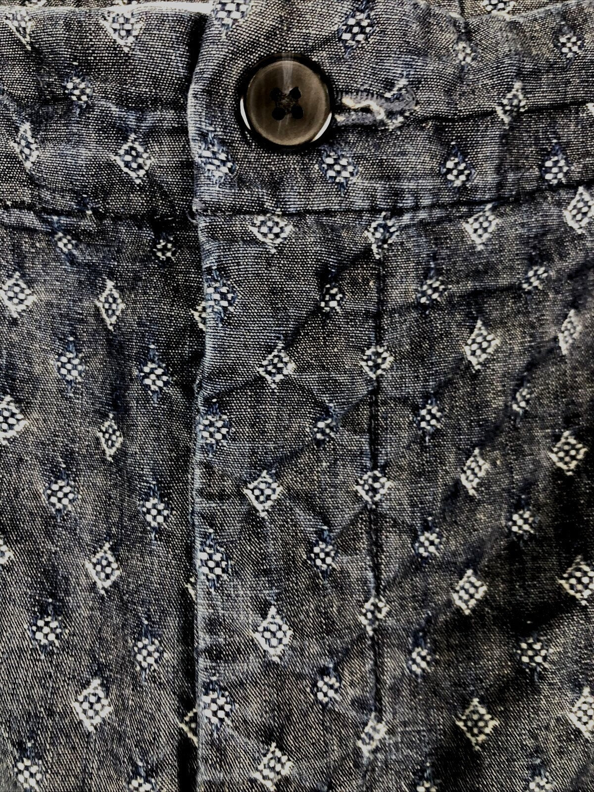 Croft & Barrow Womens Size 18 Blue Patterned Cotton Shorts