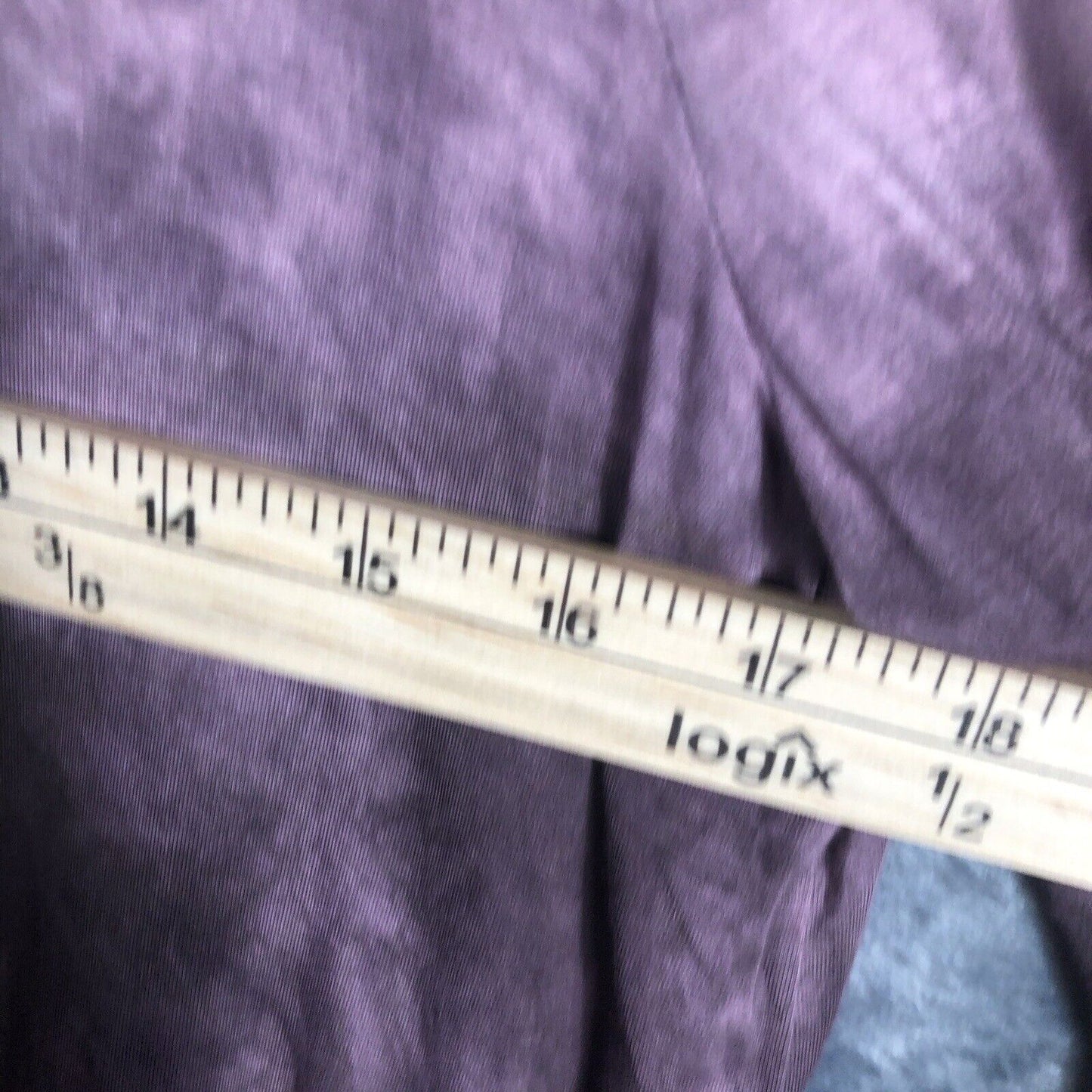 American Eagle V Neck Flare Sleeve Tie Dye Top Long Sleeve Womens Purple Medium