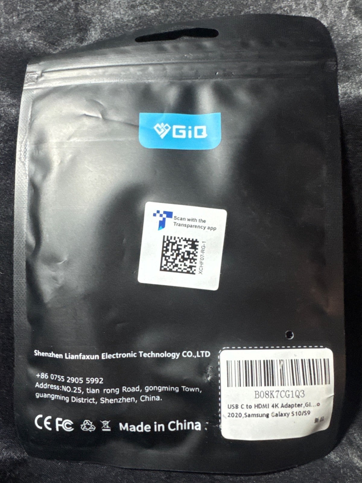 USB C To HDMI 4K Adapter By GiQ For Samsung Galaxy S10/S9