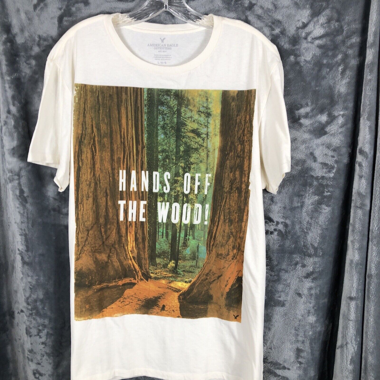 American Eagle Shirt Mens Graphic Tee Size  Large