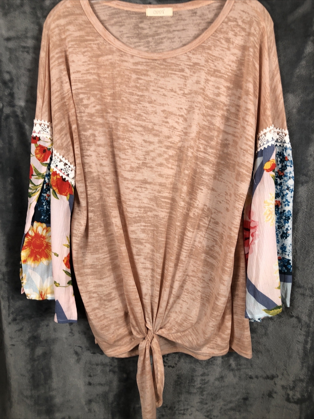 ODDY Woman's Blouse Size Shirt Large Multi Color Top