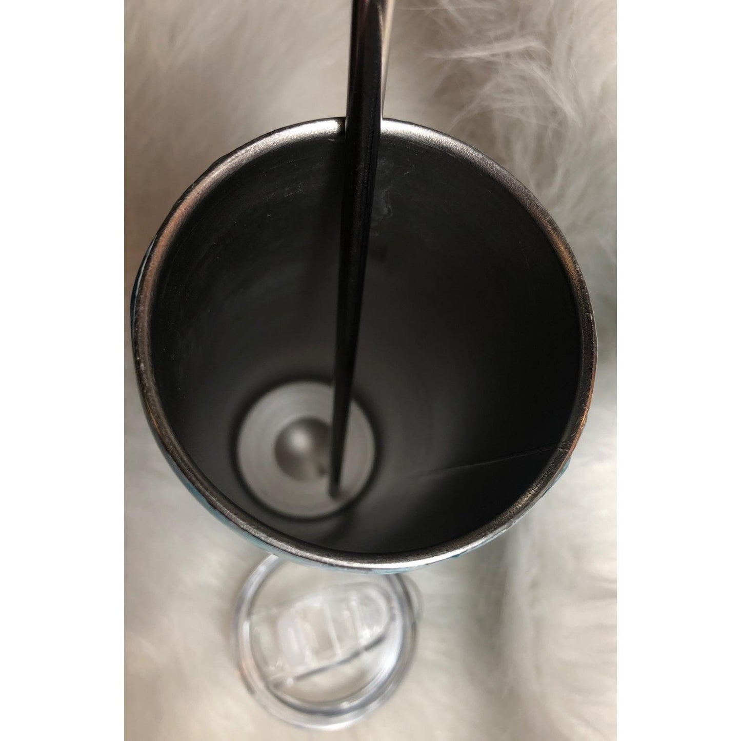 Stainless Steel Alcohol Ink Resin Tumbler Handmade Epoxy