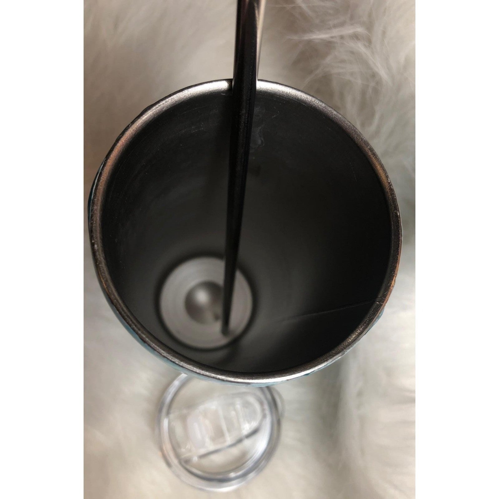 Stainless Steel Alcohol Ink Resin Tumbler Handmade Epoxy