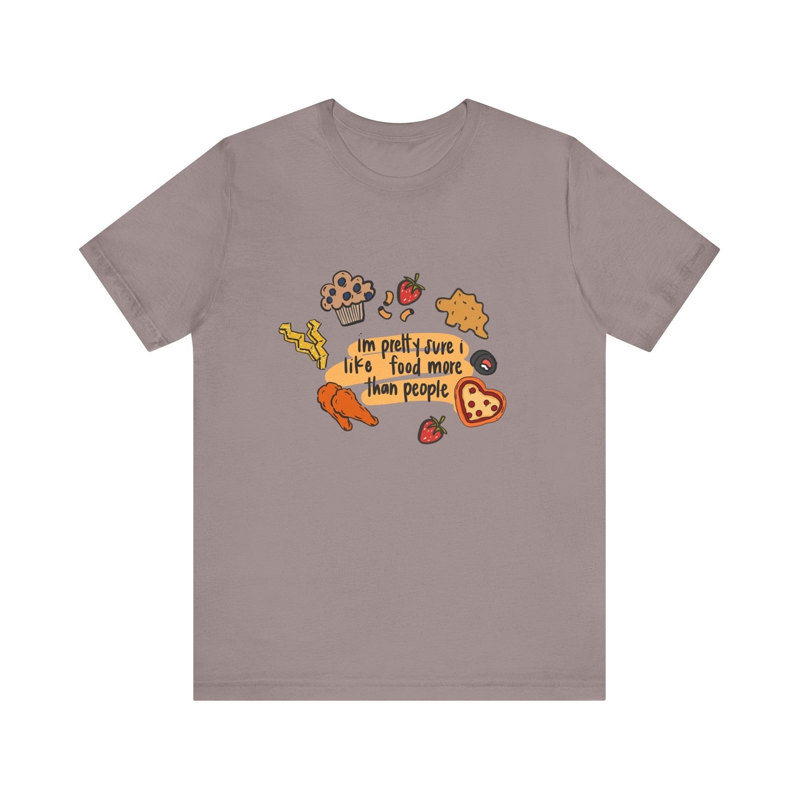 Womans T Shirt Funny Food Shirt I Like Snacks More Than People Tee Humor Gift