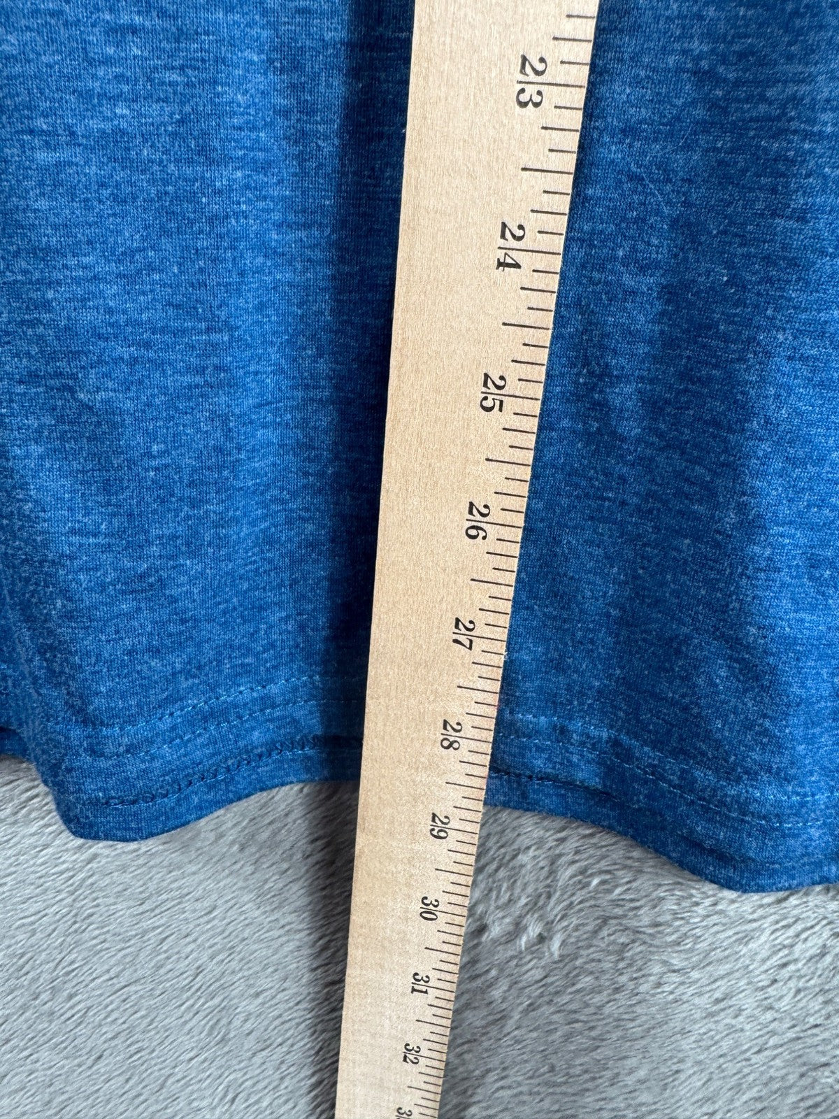 Teach Love Inspire" T-Shirt - Blue Teacher Graphic Tee (Used)