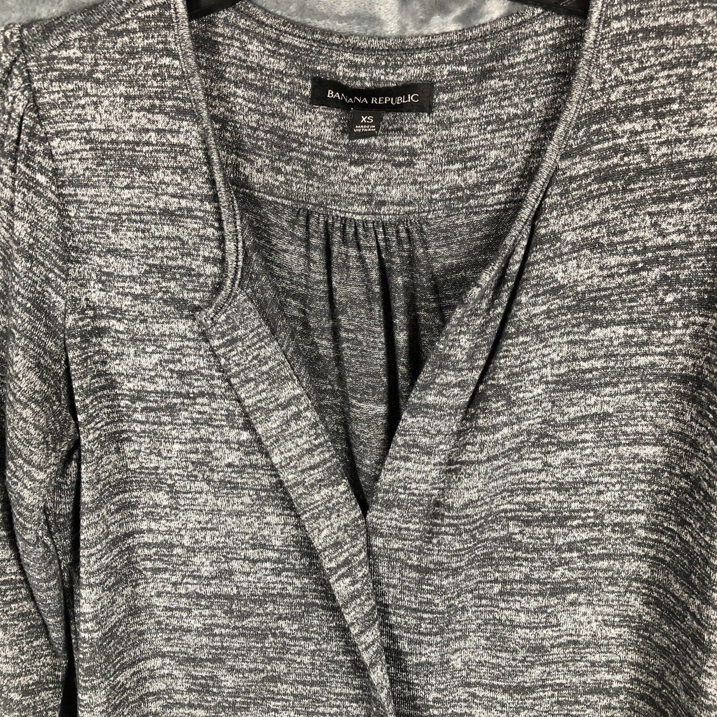 BANANA REPUBLIC Women's Sweater Pullover Extra Small Gray Long Sleeve XS