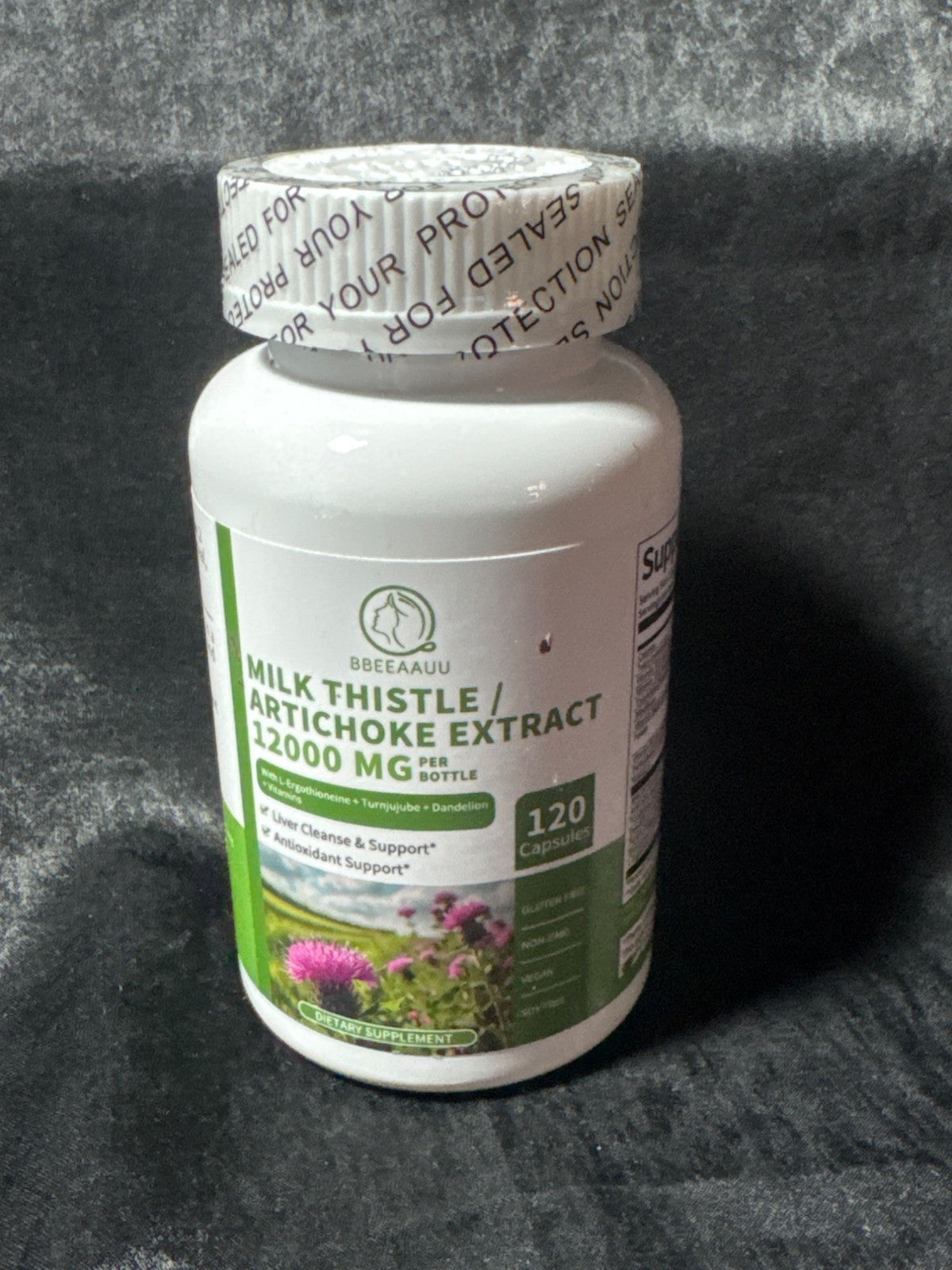 Milk Thistle/Artichoke Extract 12000 Mg 120 Capsules - Liver Cleanse & Antioxida