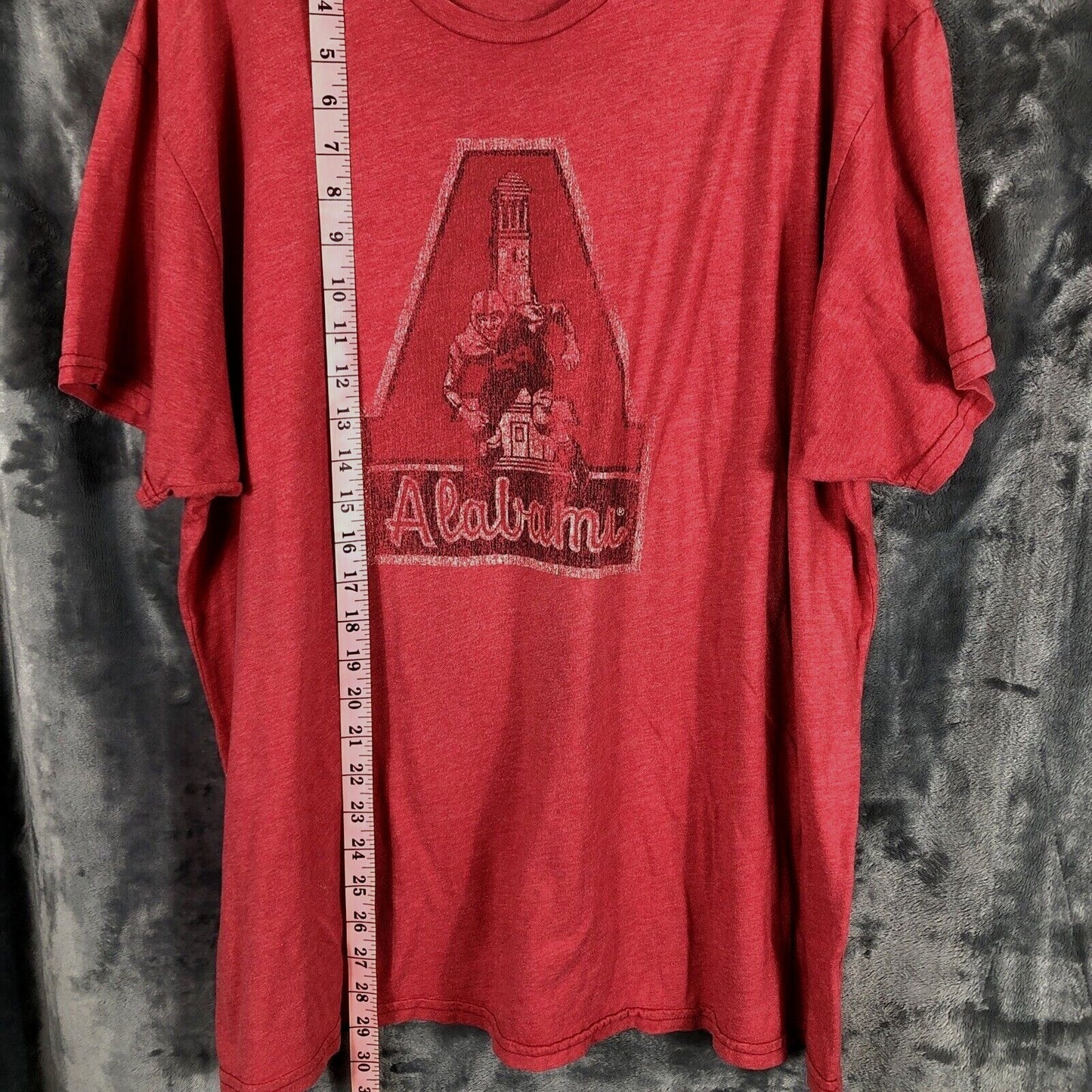 Woman's T Shirt Red Alabama Unisex Top Crimson Tide Mens Shirt Size XX Large