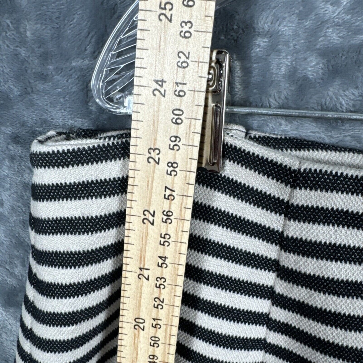 Talberts Skirt Woman’s Stripped Black & white Size 14 W Black & White Striped Pe