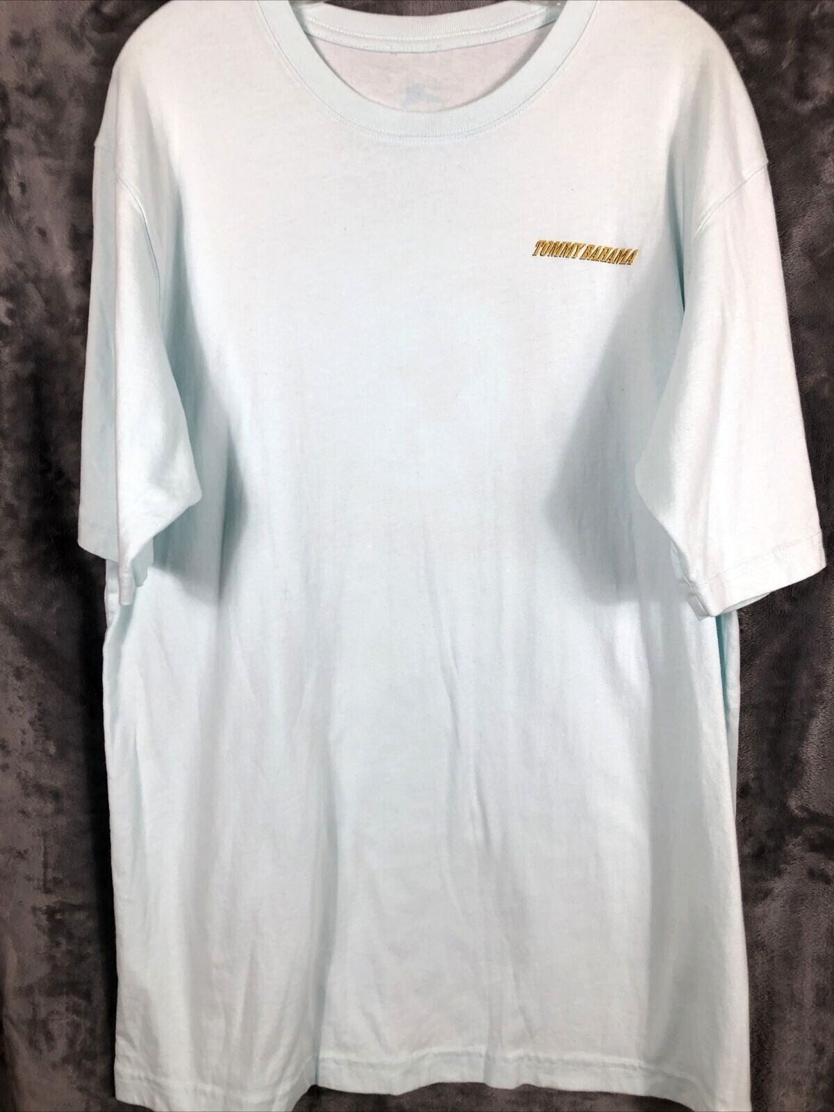 Tommy Bahama Men’s T-Shirt Size Large Bird Graphic Tee Casual Short Sleeve Shirt