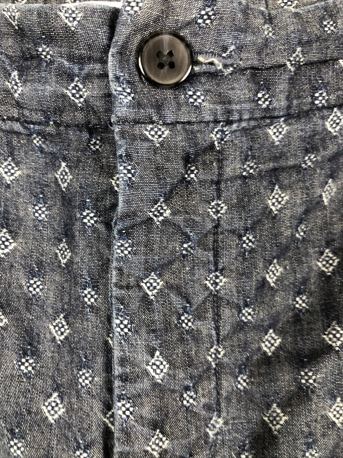 Croft & Barrow Womens Size 18 Blue Patterned Cotton Shorts