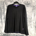 LUXE-T Luxury Sport Men's Pullover Shirt Black T-Shirt Extra Large