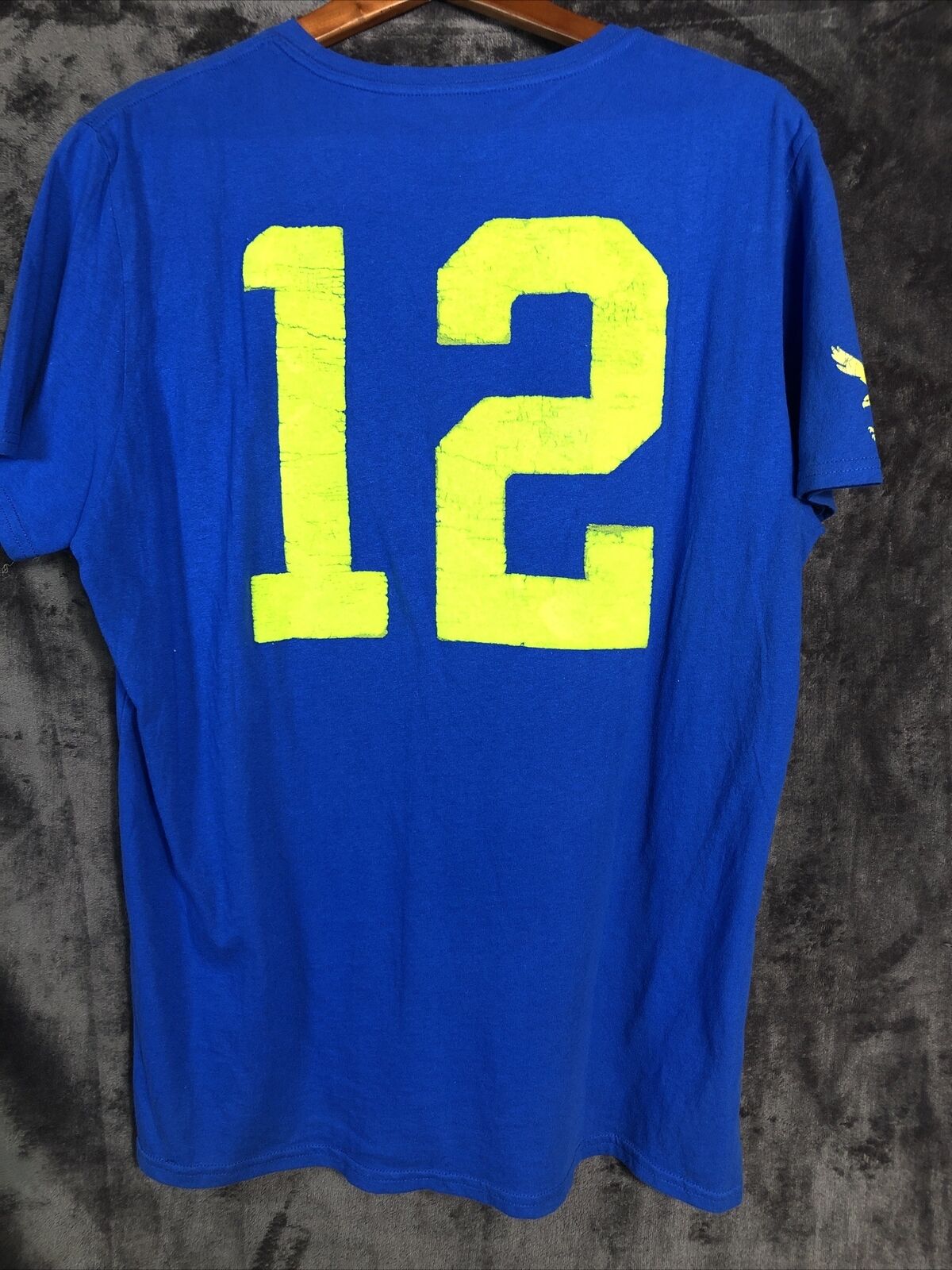 American Eagle Graphic Bold Yellow X-Large Mens T-shirt