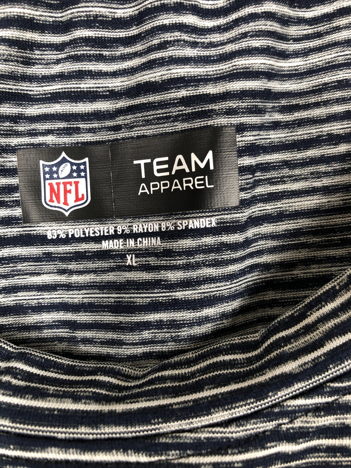 NFL Team Woman's Shirt Apparel Carolina Panthers Size 1 X Gray