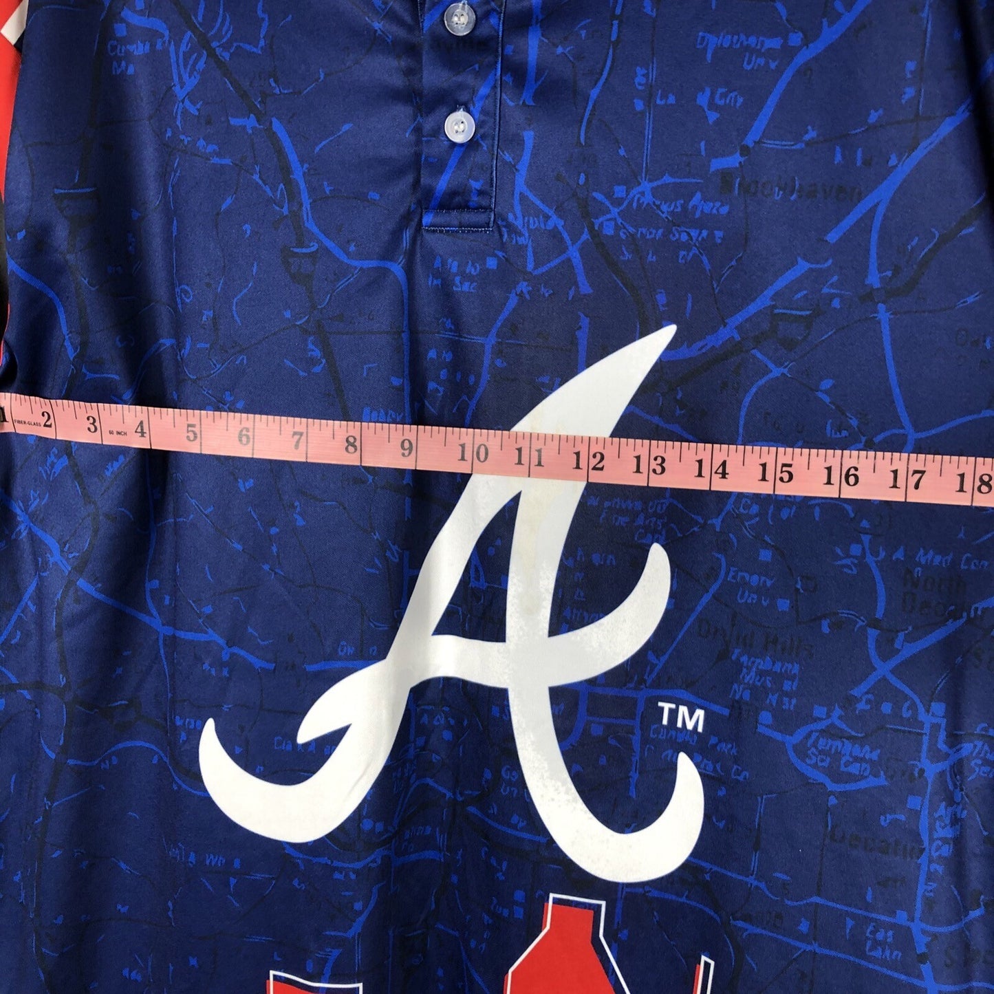 Atlanta Braves Mens Shirt Genuine Merchandise Size Large