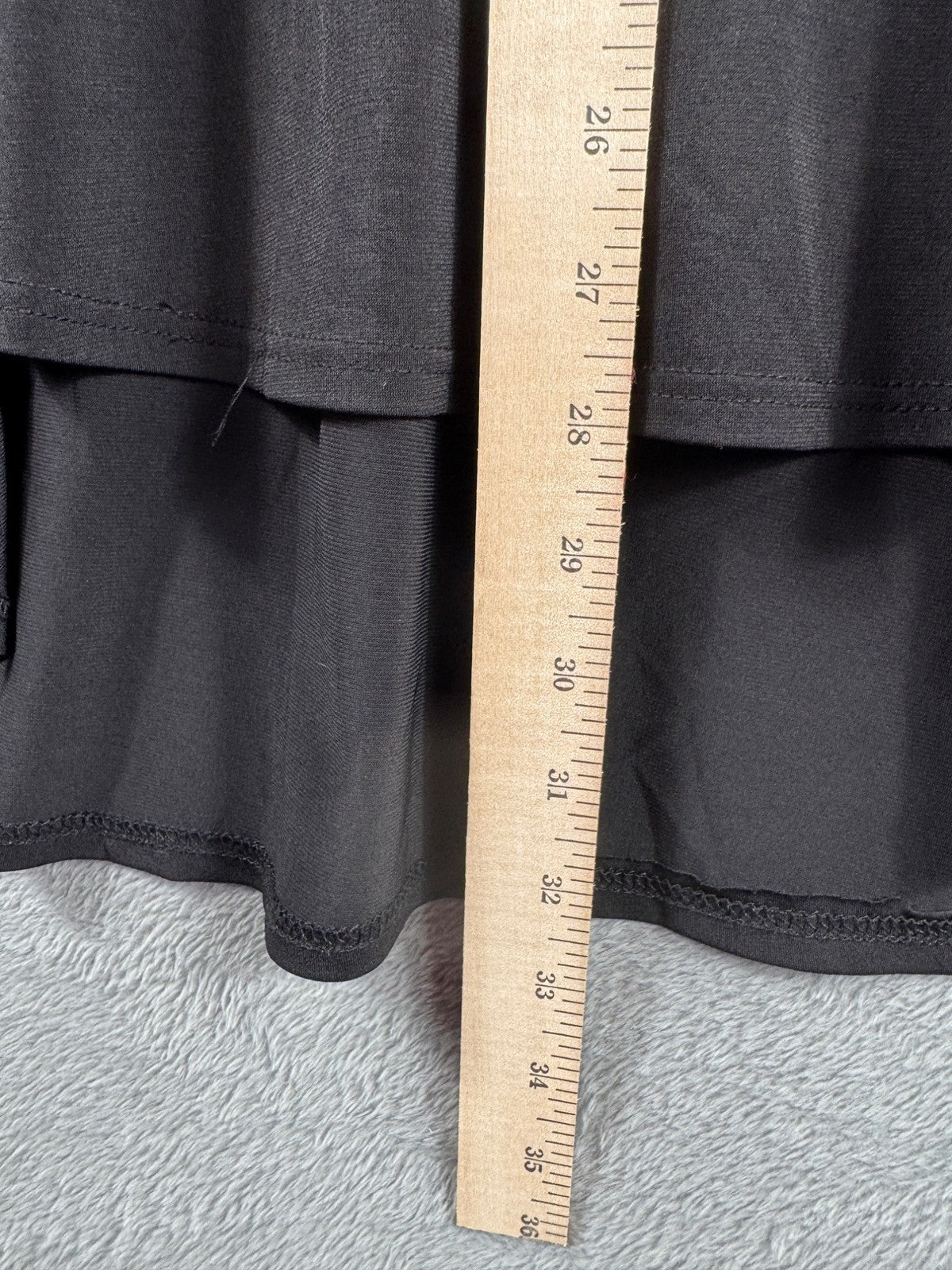 Jordan Taylor Womans Sleeveless Charcoal Gray Tunic With Gold Ring Accent  M