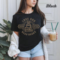 Womans T Shirt Love God Drink Coffee Read Books Shirt Christian Book Lover Gift