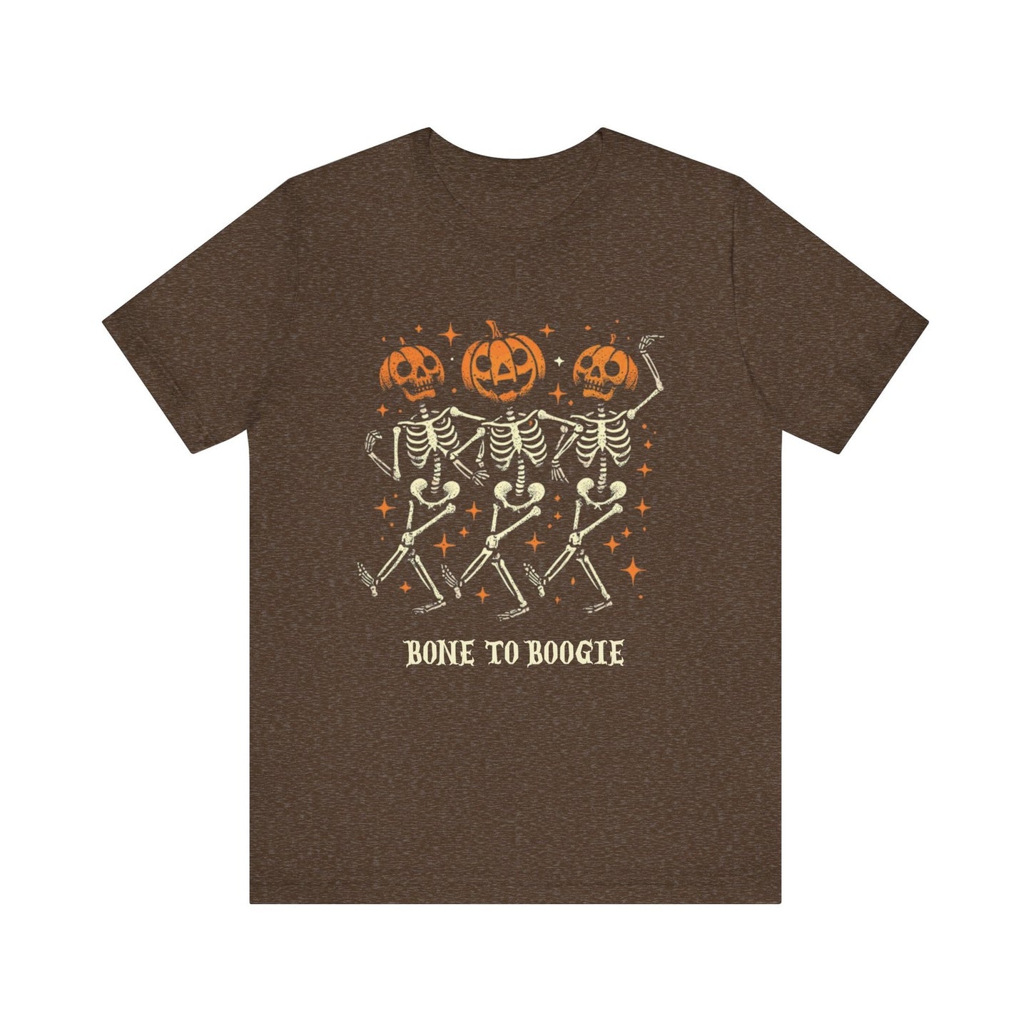 Womens Halloween T Shirt Pumpkin Skeleton Tee Spooky Season Fall Spooky Shirt 