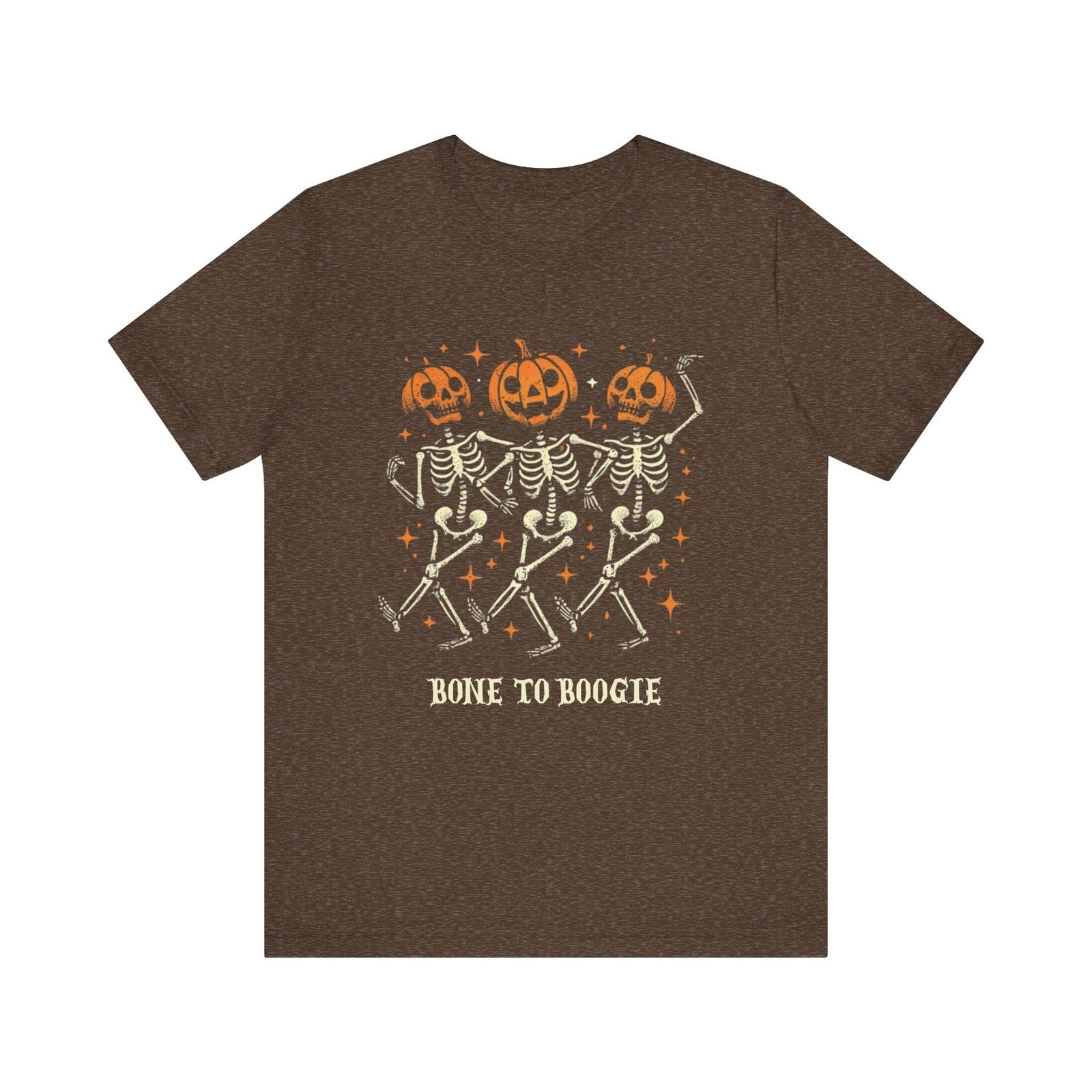 Womens Halloween T Shirt Pumpkin Skeleton Tee Spooky Season Fall Spooky Shirt 