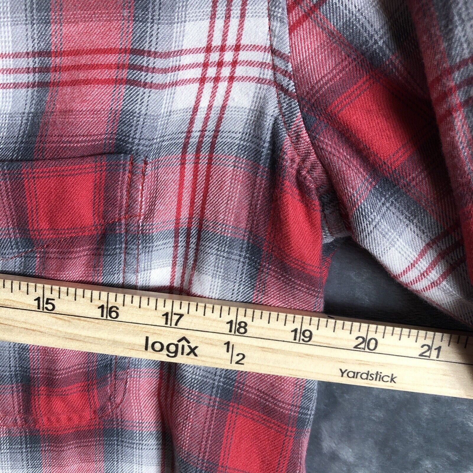 American Eagle Shirt Womens Plaid Long Sleeve Amazingly Soft Button Up Size M