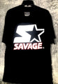 Effectus Clothing Savage Men's Graphic T-Shirt Black Large Cotton Casual