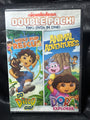 New Sealed Nickelodeon Double Pack DVD Wolf Pup Rescue & Dora Animal Adventures