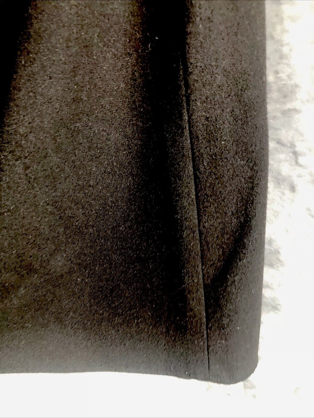 Talbot’s Velour Wrap Around Skirt Petites Short Black Stretch Size 14 So Soft!!