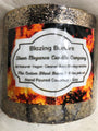 Blazing Bonfire Glitter Candle Hand Poured 7-9 Hours Burn Vegan All Natural Biod