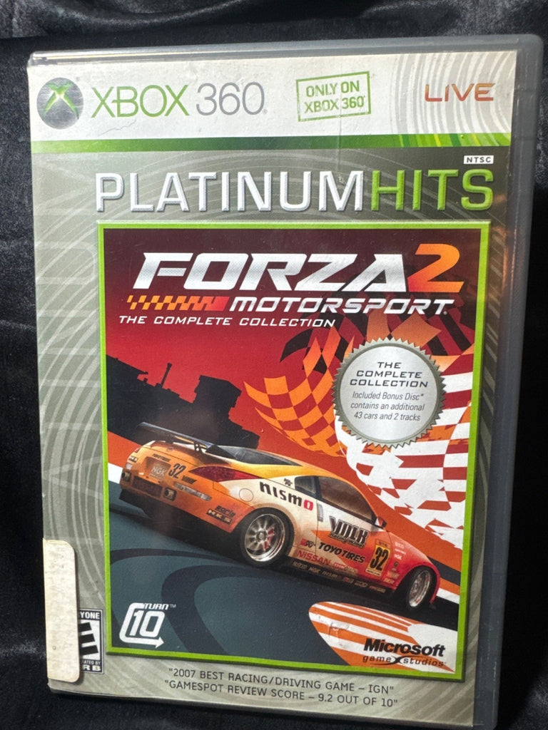 Forza Motorsport 2 Platinum Hits Xbox 360 Complete Collection Racing Game