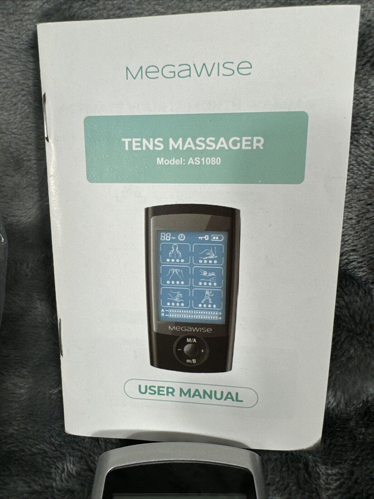 Auvon AS1080041 Rechargeable Tens Unit Muscle Stimulator